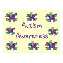 Autism Awareness Post Cards