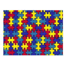 autism awareness post cards