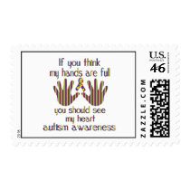 autism awareness postage stamps