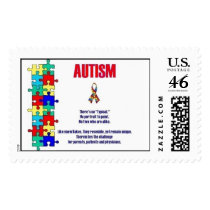 Autism Awareness postage