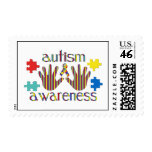 autism awareness postage