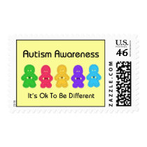Autism Awareness Postage Stamp