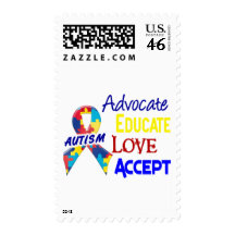 Autism Awareness Postage