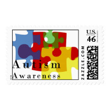 Autism Awareness Postage Stamp
