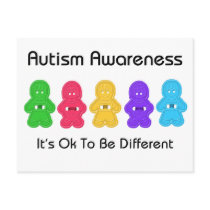 Autism Awareness Post Card