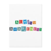 Autism Awareness postcards
