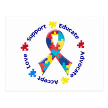 Autism Awareness Postcards