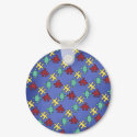 Autism Awareness Puzzle Background keychains by doonidesigns Autism Awareness Puzzle Background keychains