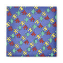 Autism Awareness Puzzle Background magnets by doonidesigns Autism Awareness Puzzle Background magnets