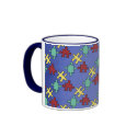 Autism Awareness Puzzle Background mugs by doonidesigns Autism Awareness Puzzle Background mugs