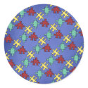 Autism Awareness Puzzle Background stickers by doonidesigns Autism Awareness Puzzle Background stickers