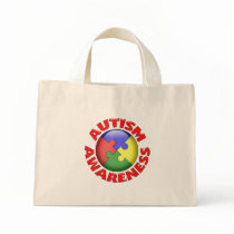 Autism Awareness Puzzle Pinwheel Bag