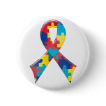 Autism Awareness Ribbon A4 Pin