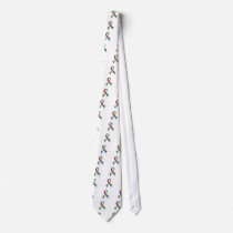 Autism Awareness Ribbon A4 Neck Ties