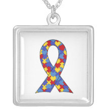 Autism Awareness  Ribbon Custom Jewelry