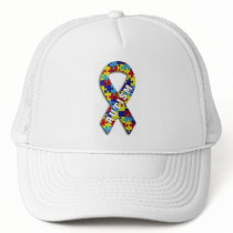 Autism Awareness Ribbon hats