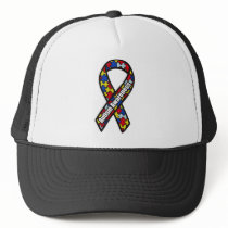 Autism Awareness Ribbon Trucker Hats