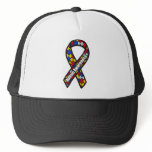Autism Awareness Ribbon hats