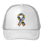 Autism Awareness Ribbon Hats