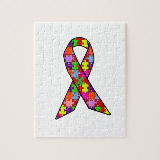 Autism Ribbon Puzzles | Autism Ribbon Jigsaw Puzzles