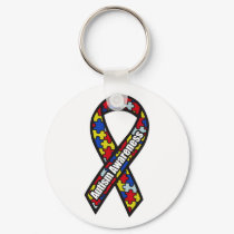 Autism Awareness Ribbon keychains by PreciousDesigns Autism Awareness Ribbon keychains