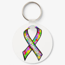 Autism awareness ribbon keychains by wolfmama Autism awareness ribbon keychains