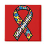 Autism Awareness Ribbon Magnet magnets