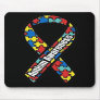 Autism Awareness Ribbon Mousepad
