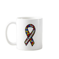 Autism Awareness Ribbon Coffee Mug