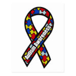 Autism Awareness Ribbon Post Cards Autism Awareness Ribbon Post Cards
