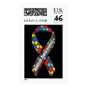 Autism Awareness Ribbon postage by breneeleverett Autism Awareness Ribbon postage