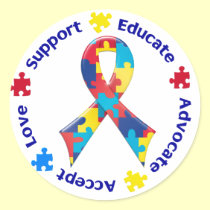Autism Awareness stickers