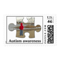 Autism awareness stamp