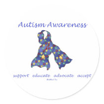 Autism Awareness Sticker