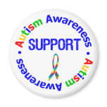 Autism Awareness Support Fridge Magnets