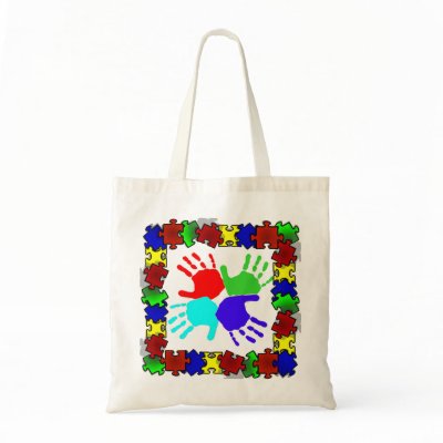 Autism Awareness tote bag by Sidther
