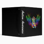 Autism Awareness Tribal 3 Ring Binders