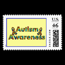 Autism Awareness - Two Ribbons stamps