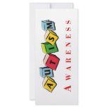Autism Awaress rack cards
