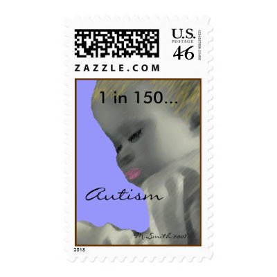 AUTISM BABY STAMPS'''' at Zazzle -- Click here for a larger image