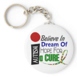 Autism BELIEVE DREAM HOPE Keychains