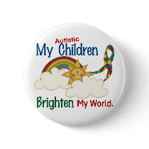 Autism BRIGHTEN MY WORLD 1 Children buttons
