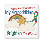 Autism BRIGHTEN MY WORLD 1 Grandchildren 2 Magnet