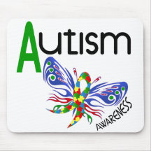 AUTISM Butterfly 3.1 Mouse Pads