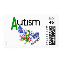 AUTISM Butterfly 3.1 Stamps