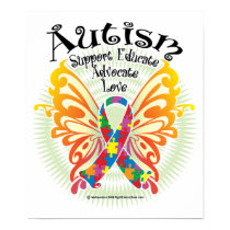 Autism Butterfly 3 posters