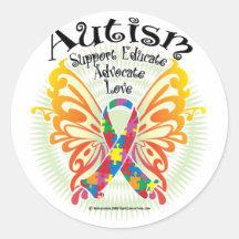 Autism Butterfly 3 Sticker