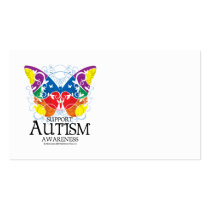 Autism Butterfly business cards by fightcancertees Autism Butterfly business cards
