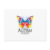 Autism Butterfly Post Cards