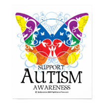 Autism Butterfly posters by fightcancertees Autism Butterfly posters